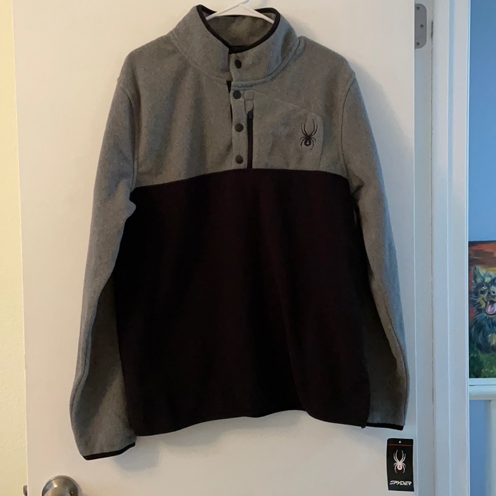 Men’s Spyder fleece pullover